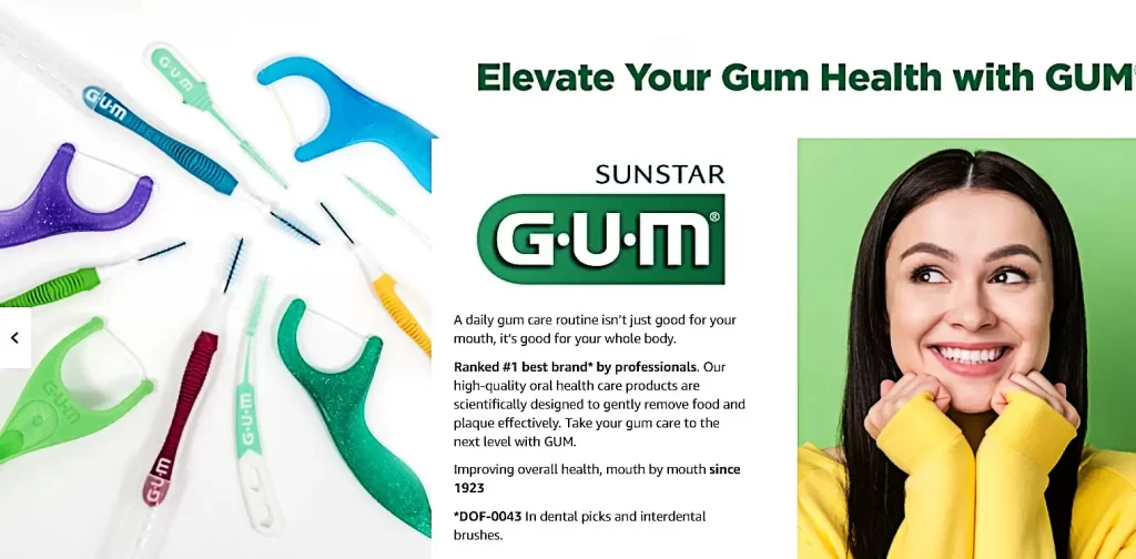 GUM Tongue Cleaner - Dual Action Brush