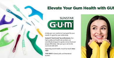 GUM Tongue Cleaner - Dual Action Brush